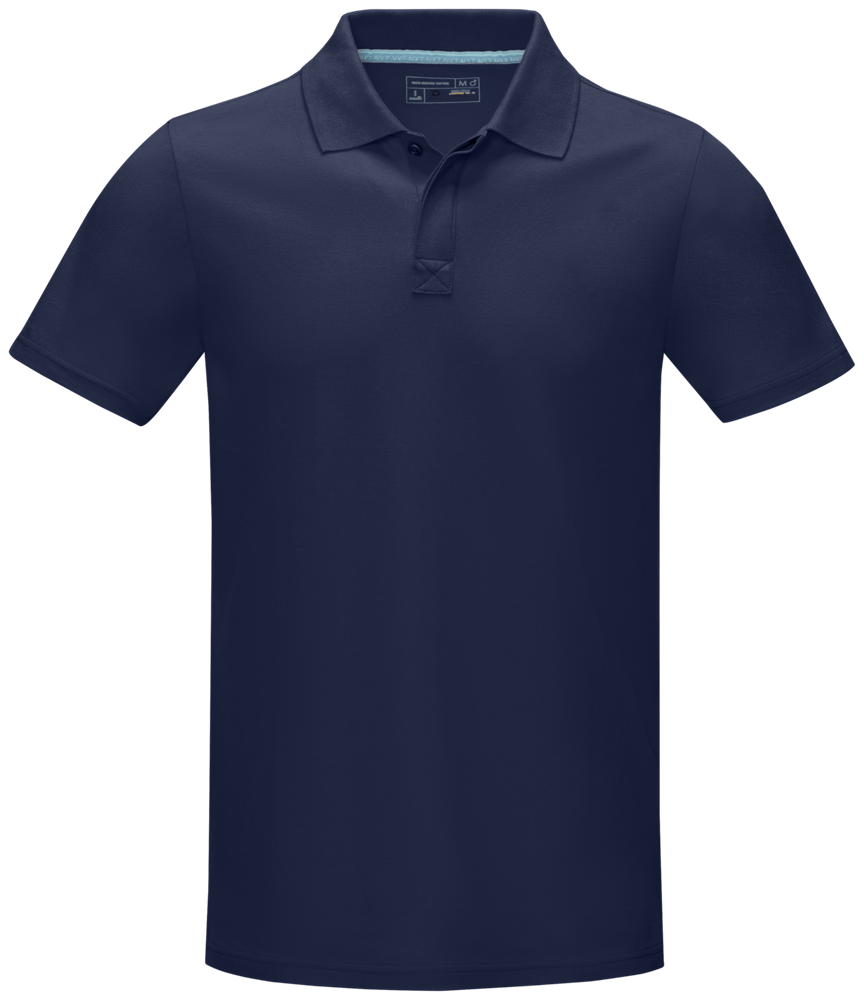 Graphite Poloshirt aus GOTS-zertifizierter Bio-Baumwolle für Herren