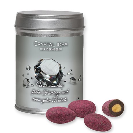 Zartbitter-Himbeer Mandeln, ca. 100g, Dual-Dose