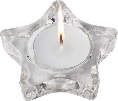 Teelichthalter aus Glas Nisha