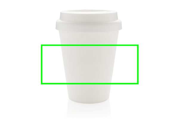 Wiederverwendbarer doppelwandiger Kaffeebecher 300ml