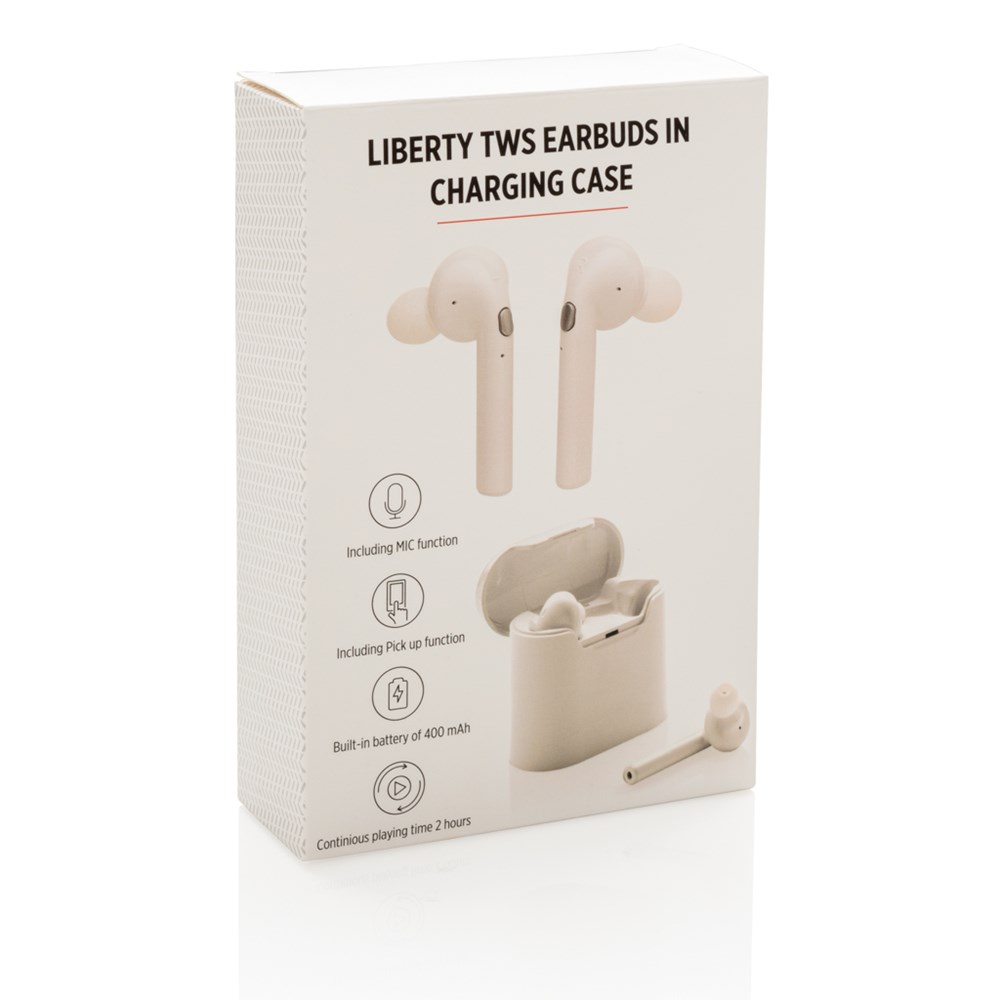 Liberty kabellose Kopfhörer in Ladebox