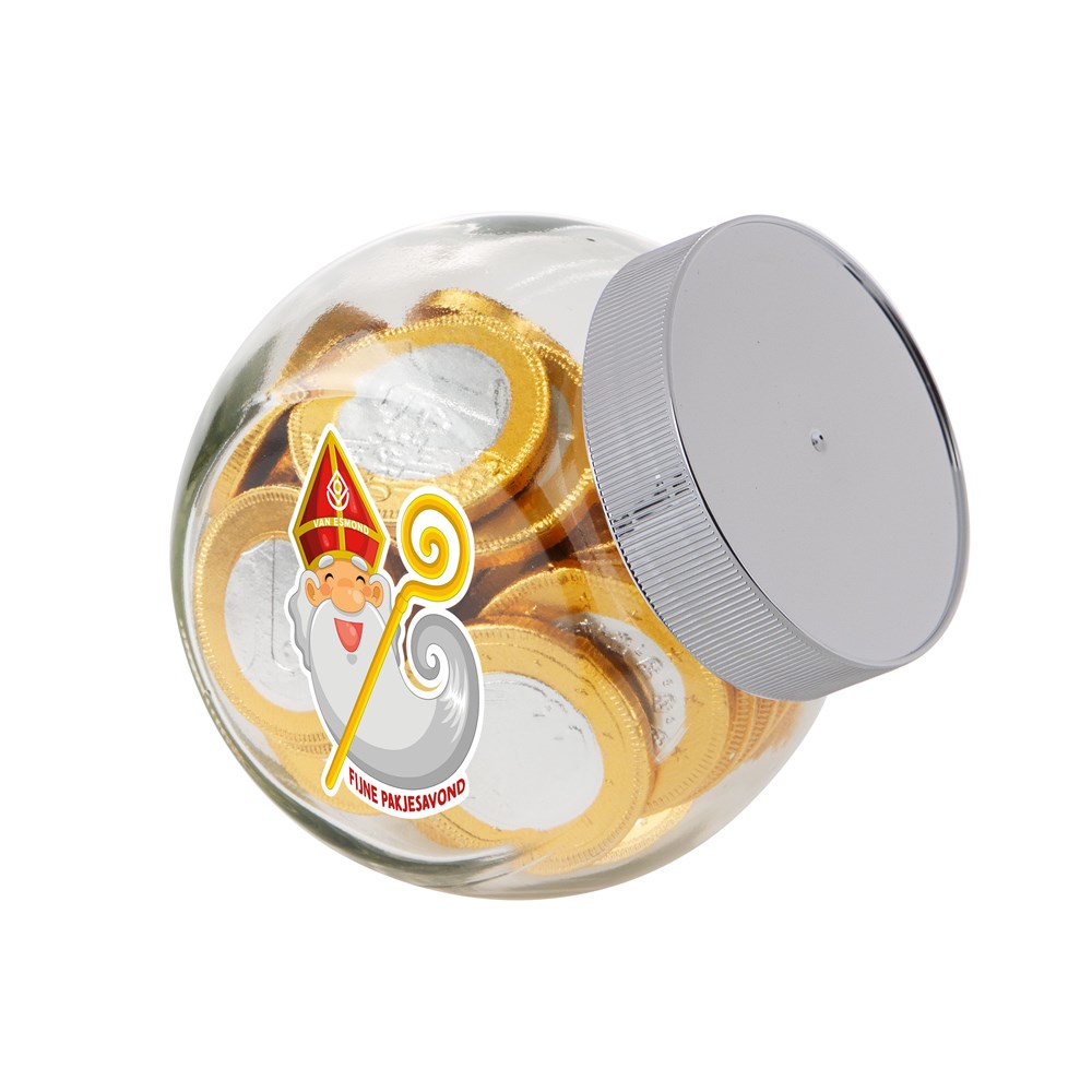 Glass jar 0,4 liter with sweets