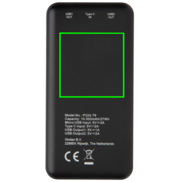 High Density 10.000 mAh Pocket Powerbank