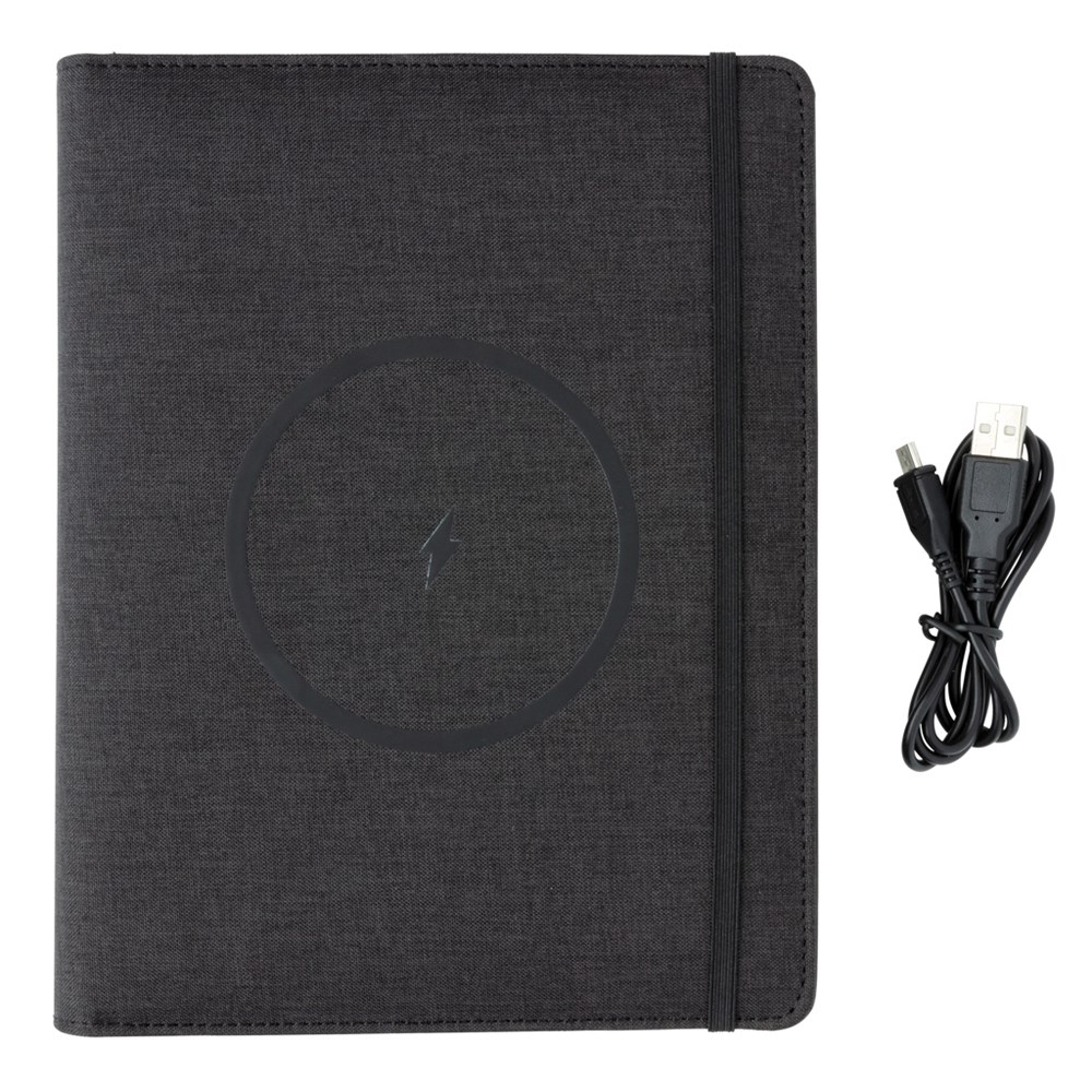 Air 5W Wireless Charging Notizbuch A5 mit 5000 mAh Powerbank