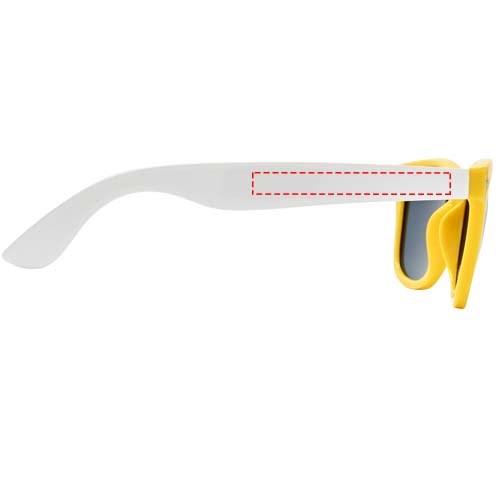 Sun Ray Sonnenbrille mit weißen Bügeln