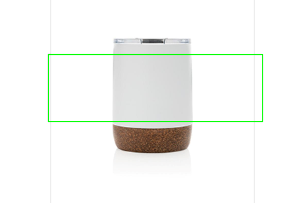 Kleine Vakuum-Kaffeetasse aus RCS rSteel & Kork