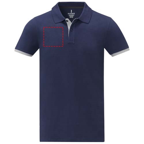 Morgan Polo für Herren, zweifarbig