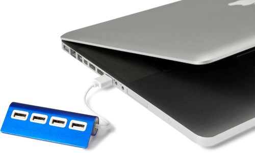 USB-Hub aus Aluminium Leo