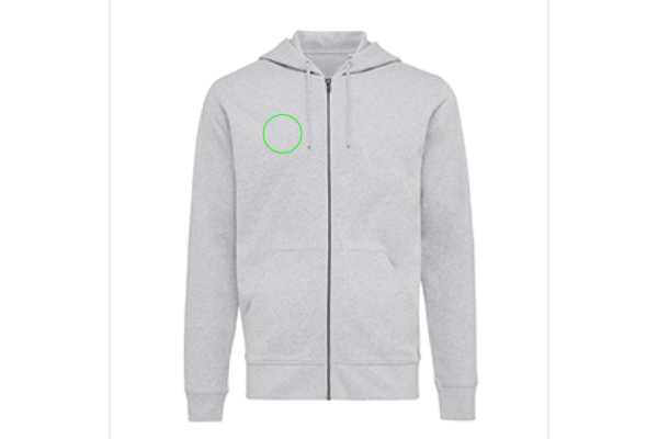 Iqoniq Abisko Zip-Kapuzenpullover aus recycelter Baumwolle