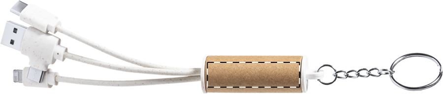 Feildin - Schlüsselanhänger mit USB-Ladekabel