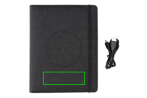 Air 5W Wireless Charging Notizbuch A5 mit 5000 mAh Powerbank