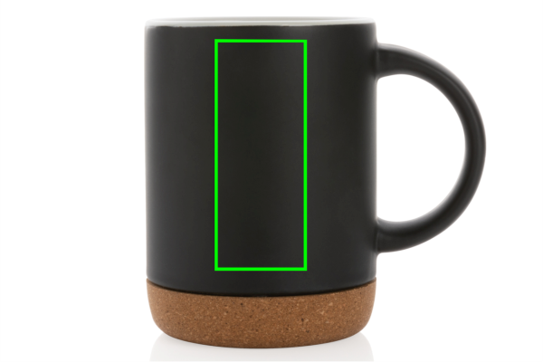 Keramikbecher mit Korkboden