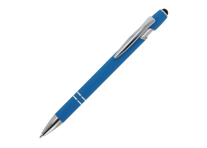 Kugelschreiber Paris Metall gummiert