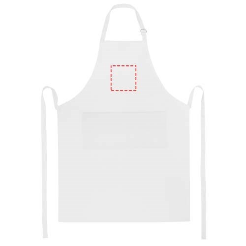 Andrea 240 g/m² Schürze mit verstellbarem Nackenband