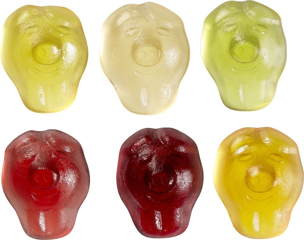 Fruchtgummi STANDARD 20 g, im kompostierbaren Tütchen