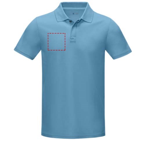 Graphite Poloshirt aus GOTS-zertifizierter Bio-Baumwolle für Herren