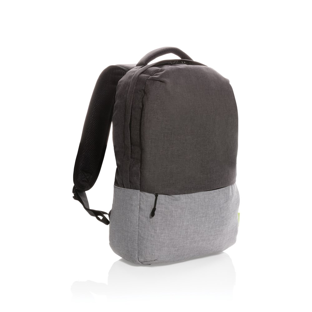 Duo Color RPET 15.6" RFID Laptop-Rucksack, PVC-frei