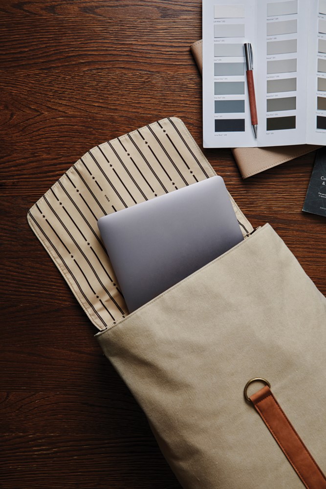 VINGA Bosler Rucksack aus GRS recyceltem Canvas