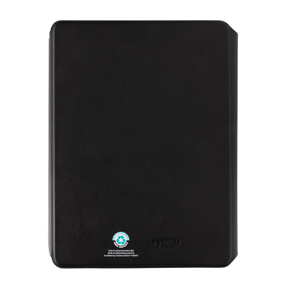 Swiss Peak 2-in-1 Notizbuch & Wirless Charger aus RCS rPU