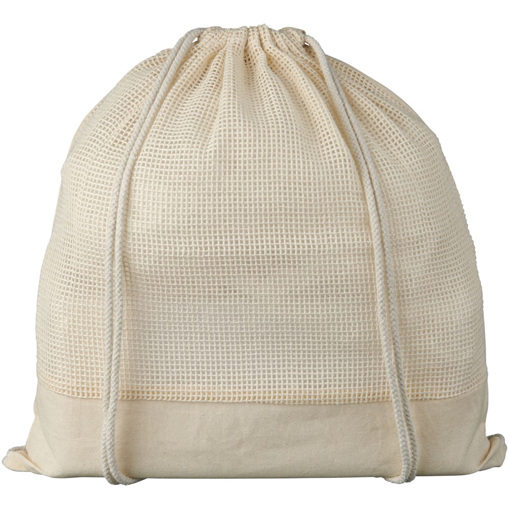 Maine Rucksack mit Kordelzug aus Baumwollgewebe 5L