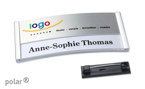 Namensschild polar® alu-print