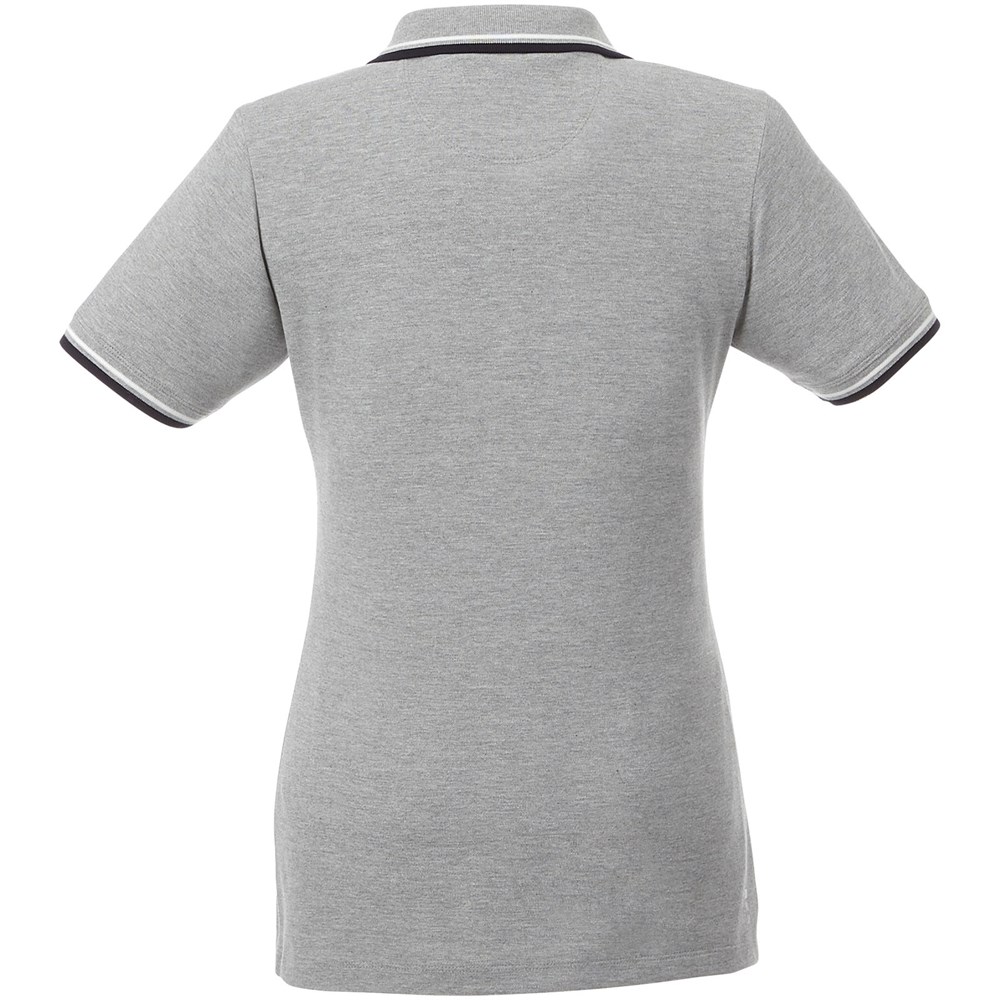Fairfield Poloshirt mit weißem Rand für Damen
