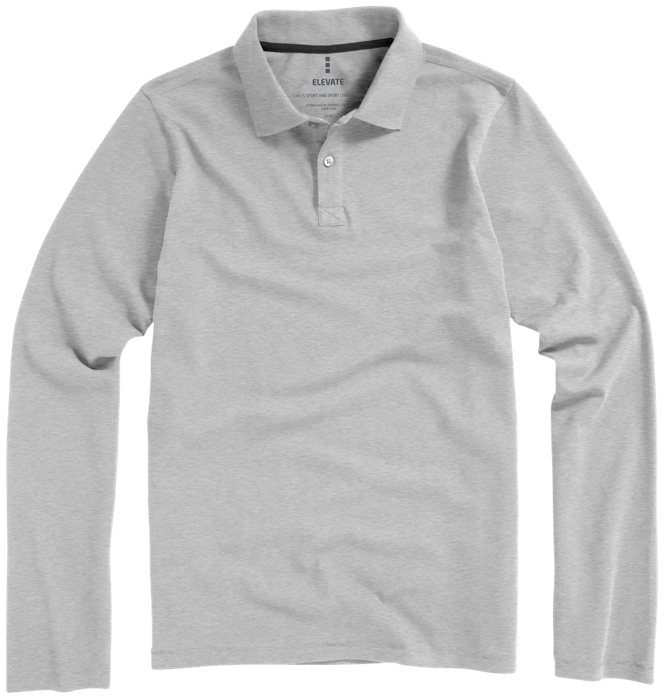 Oakville Langarm Poloshirt für Herren
