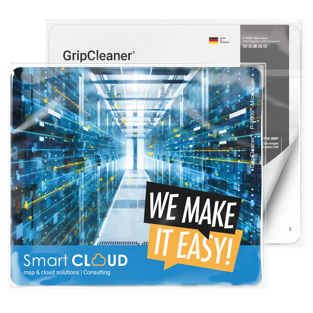GripCleaner® 4in1 Mousepad mit Standard-Einlegekarte, All-Inclusive-Paket
