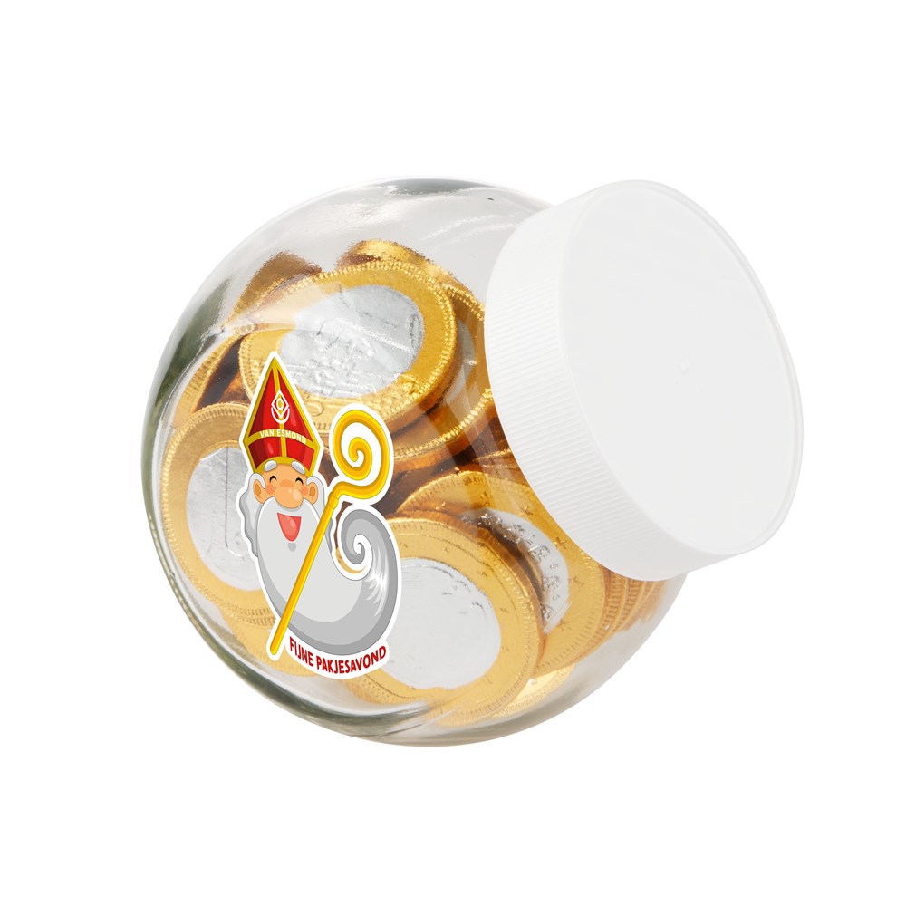 Glass jar 0,4 liter with sweets
