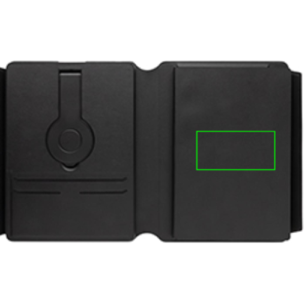 Swiss Peak 2-in-1 Notizbuch & Wirless Charger aus RCS rPU