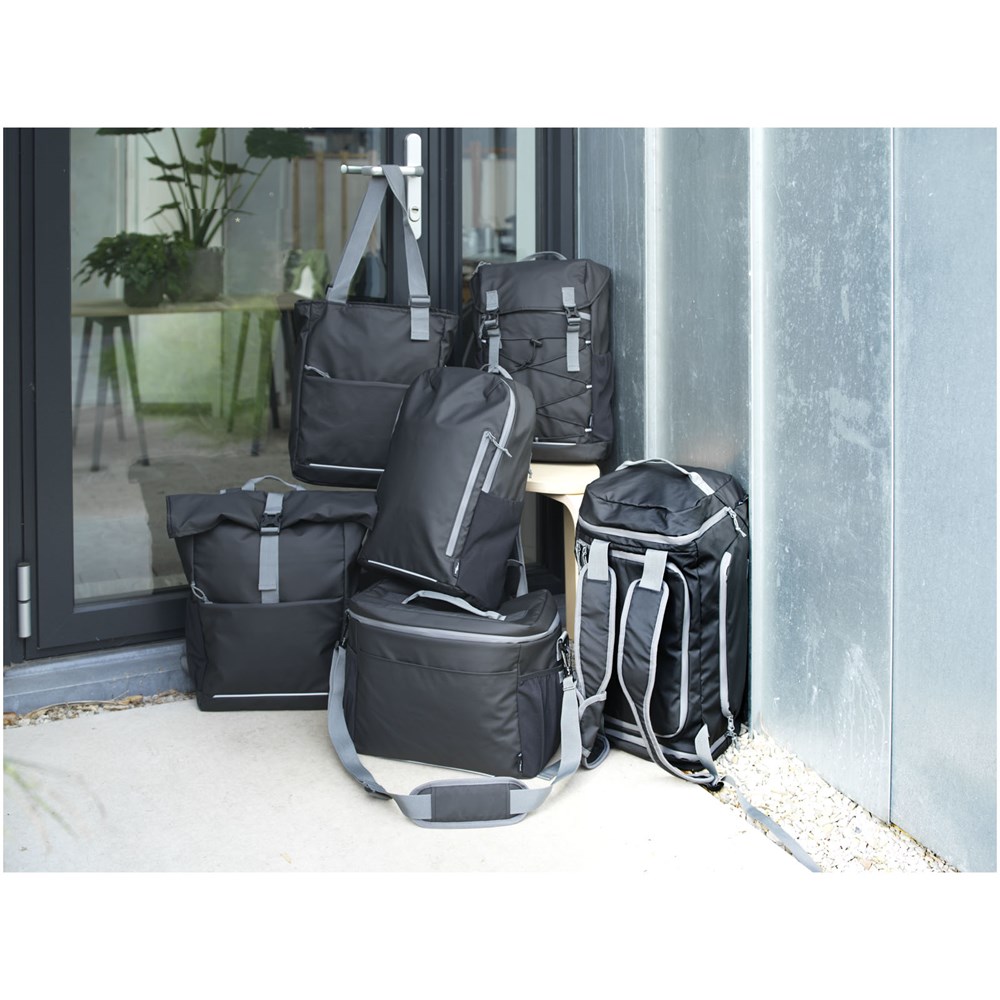 Aqua wasserdichte 14" Laptop-Tragetasche aus GRS Recyclingmaterial 14 L