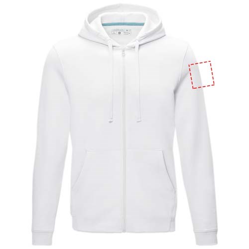 Ruby Hoodie mit durchgehendem Reißverschluss aus GOTS- und GRS-zertifiziertem Bio-Material für Herren