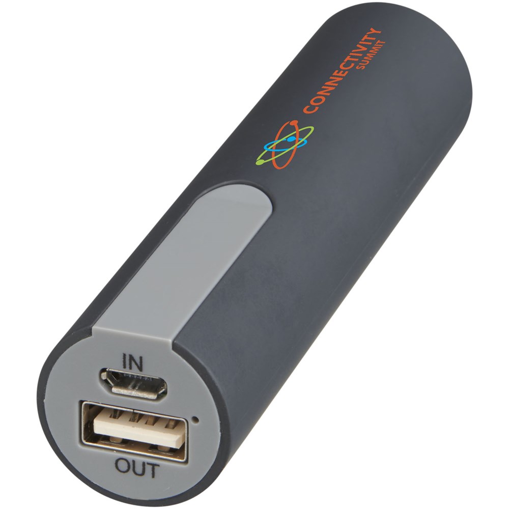 Jinn 2200 mAh Powerbank mit gummierter Oberfläche