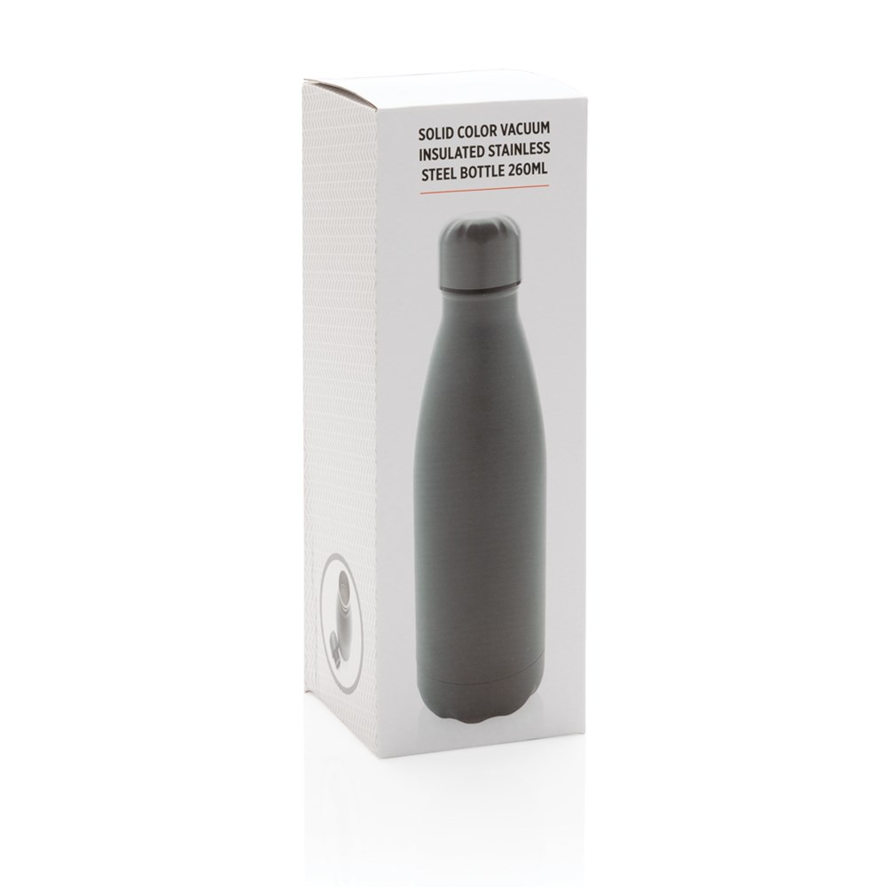 Solid Color Vakuum Stainless-Steel Flasche 260ml