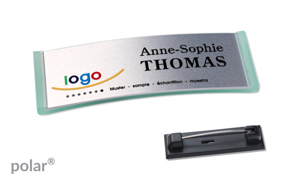 Namensschild polar® alu-complete