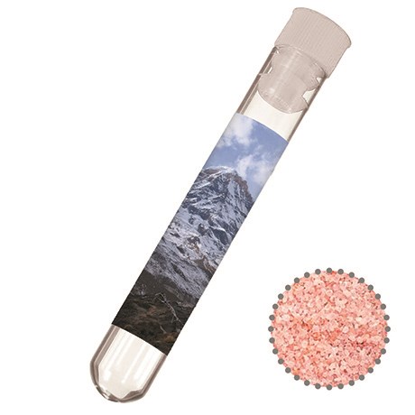 Rosa Kristallsalz, ca. 12g, Reagenzglas