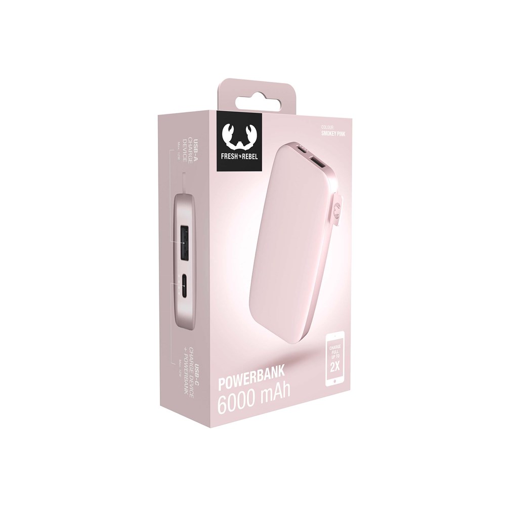 Fresh 'n Rebel Powerbank 6000 mAh USB-C