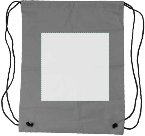 Rucksack aus Synthetik (190D) mit reflektierendem Kordelzug Melila