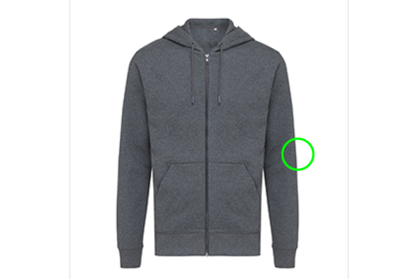 Iqoniq Abisko Zip-Kapuzenpullover aus recycelter Baumwolle