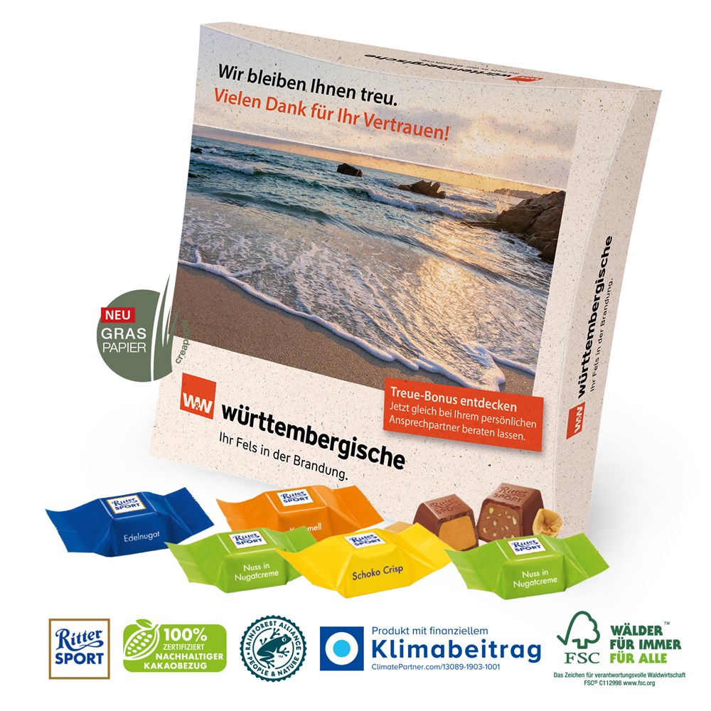 Süße Editions-Mischung mit Ritter SPORT