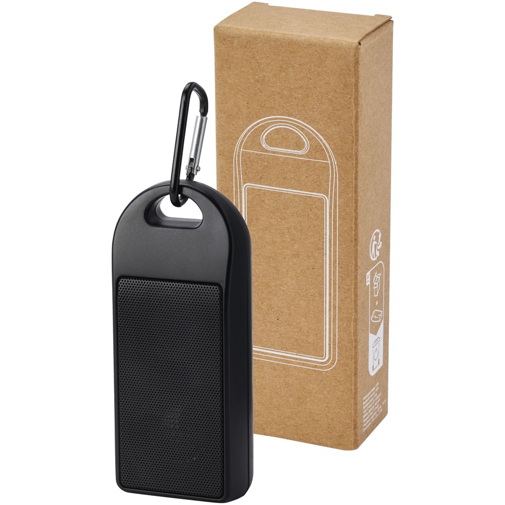 Omni 3 W IPX4 Bluetooth®-Lautsprecher aus recyceltem RCS Kunststoff