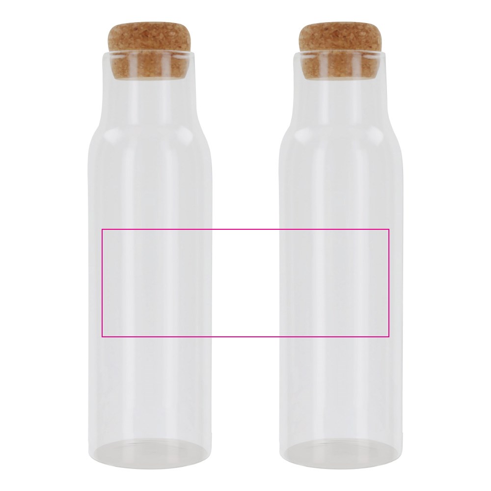 Karaffe mit Korkdeckel, 1l