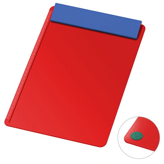 Klemmbrett DIN A4 "Alpha" mit Filzpunkten