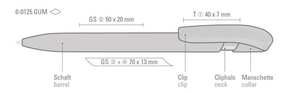 SKY GUM Druckkugelschreiber