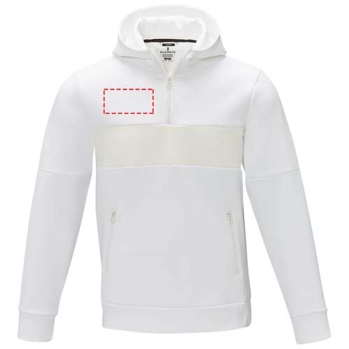 Sayan Kapuzenpullover mit halbem Reißverschluss für Herren