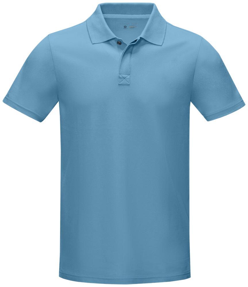 Graphite Poloshirt aus GOTS-zertifizierter Bio-Baumwolle für Herren