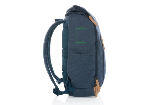 Impact AWARE™ 16 oz. r recyceltem canvas 15" Laptop-Rucksack