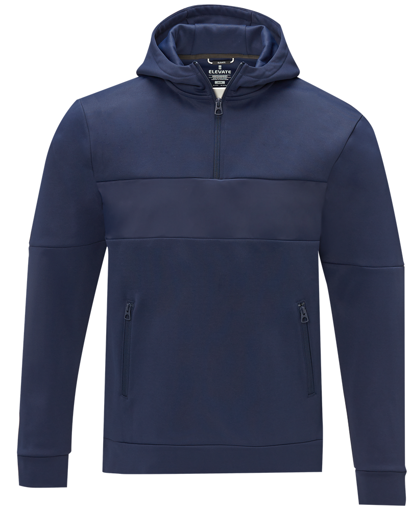 Sayan Kapuzenpullover mit halbem Reißverschluss für Herren