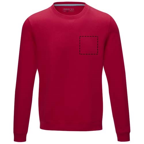 Jasper Pullover mit Rundhalsausschnitt aus GOTS- und GRS-zertifiziertem Bio-Material für Herren