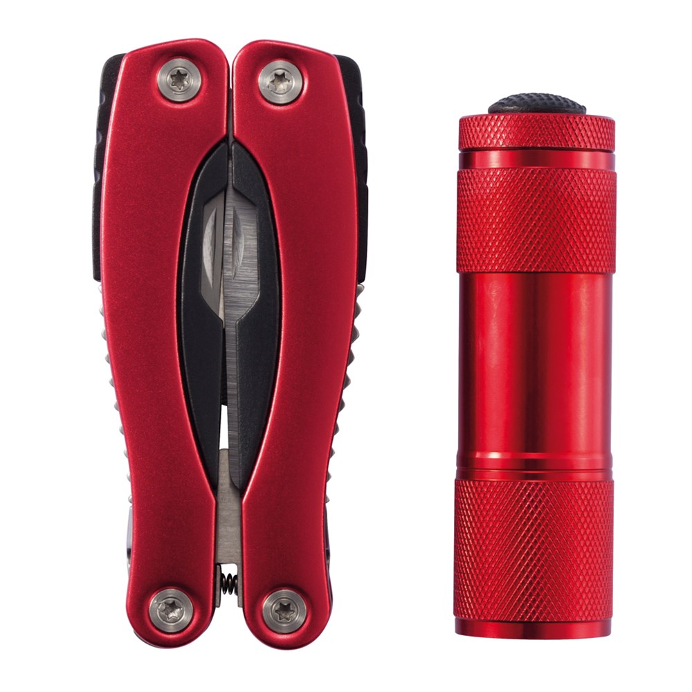 Multitool und Taschenlampen Set